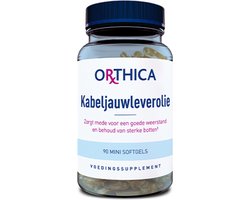 Orthica Kabeljauwleverolie - 90 mini softgels