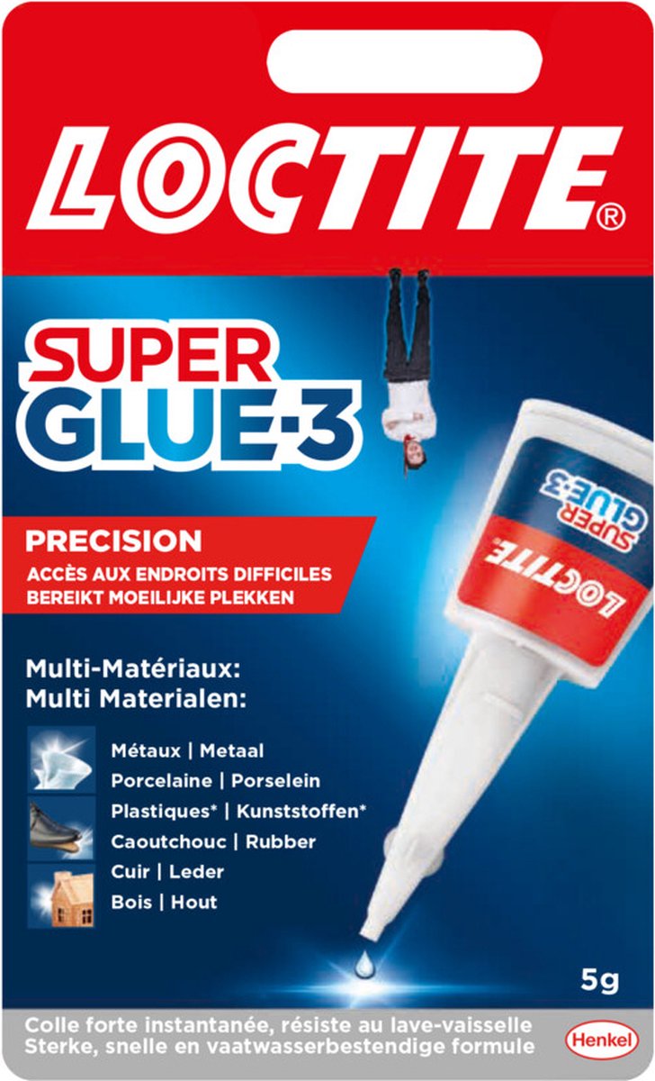 Loctite Secondelijm Precision - 12 x 5 gr - Voordeelverpakking
