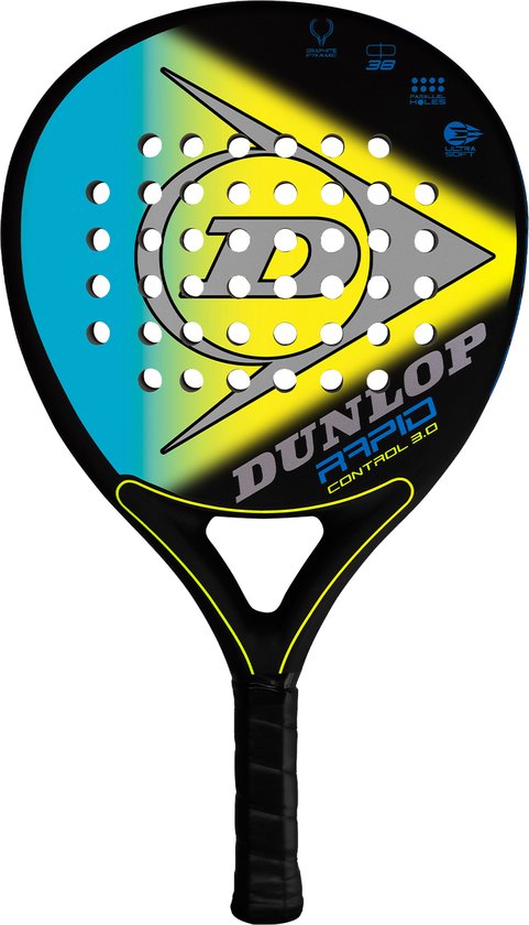Dunlop Rapid Control - Padel racket - Zwart - geel - blauw Dunlop Rapid Control - Padel racket - Zwart - geel - blauw