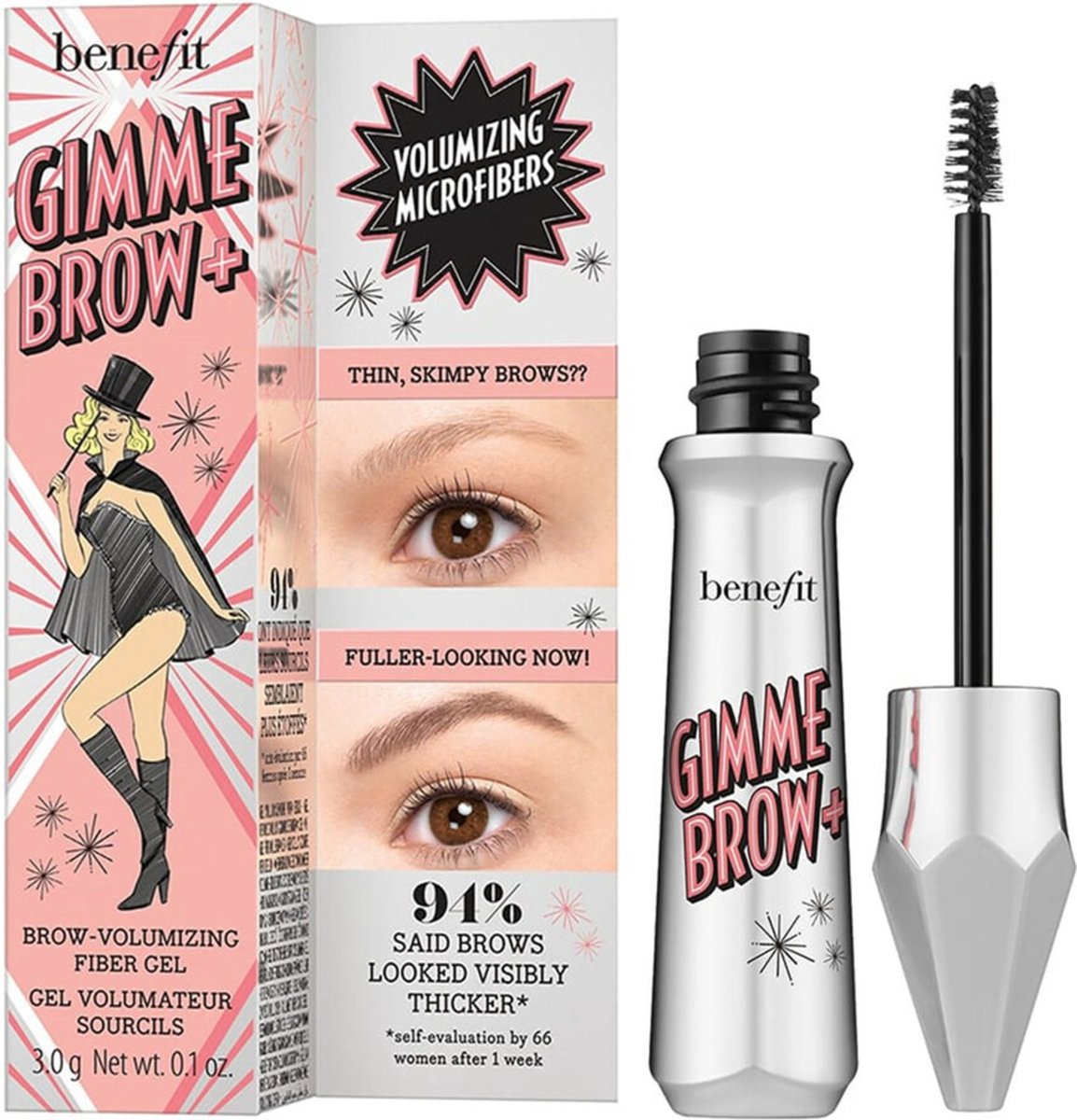 Goedkoopste Benefit - Gimme Brow Brow-Volumizing Fiber Gel - 3 g 1 Cool Light Blonde
