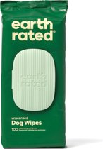 Earth Rated Dog Wipes Schoonmaakdoekjes Geurloos 100 doekjes