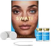 Swati - Coloured Contact Lenses 6 Months - Aquamarine - makeup - 6 Maanden