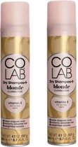 COLAB - Dry Shampoo+ Blonde Corrector - 2 Pak - Haar uitgroei spray
