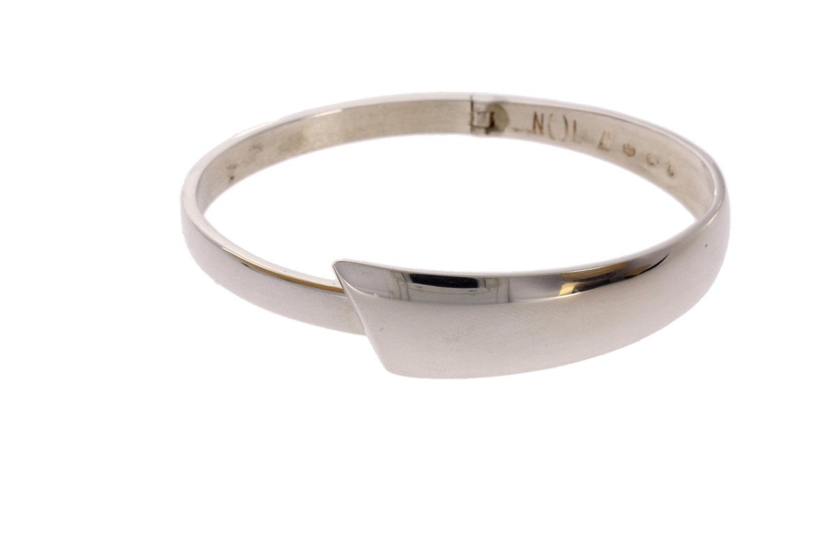NOL armband - AG90206.12 - zilver - massief - hand gesmeed - uitverkoop Juwelier Verlinden St. Hubert - van €468,= voor €379,=