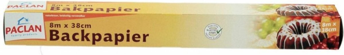 Goedkoopste Paclan Bakpapier 38 cm 8 meter
