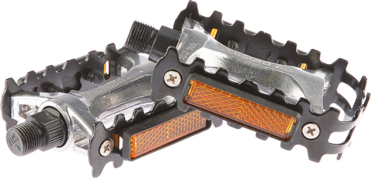 Tecora Platformpedalen 9/16 Inch Mtb Zilver