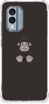 Smartphone hoesje Nokia X30 Hoesje Bumper met transparante rand Gorilla
