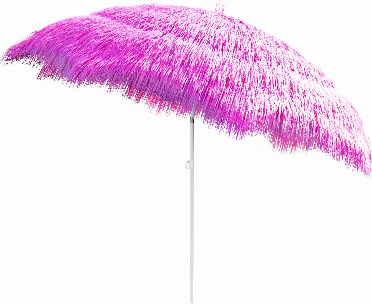 Kingsleeve Parasol Hawaii 160 cm Verstelbaar/Kantelbaar Roze