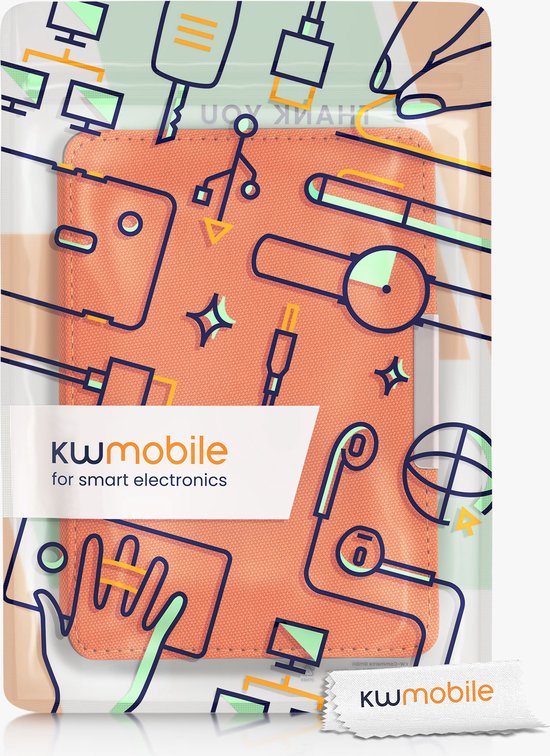 kwmobile Hoesje geschikt voor Amazon Kindle Paperwhite - Nylon eReader case voor Amazon Kindle Paperwhite van kwmobile — afbeelding 4