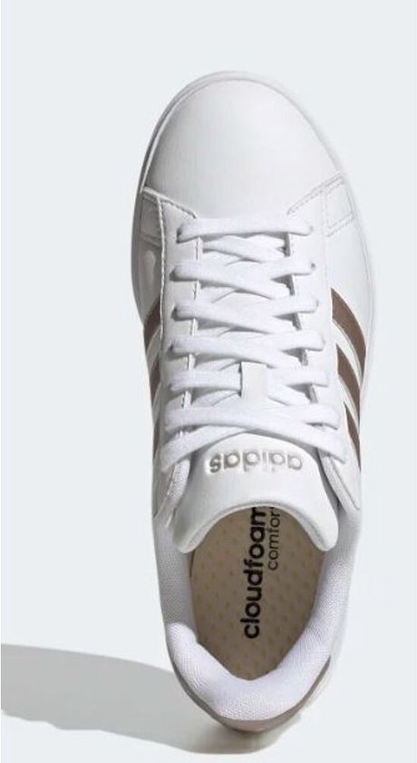 adidas Sportswear Grand Court Cloudfoam Lifestyle Court Comfort Schoenen - Unisex - Wit- 38