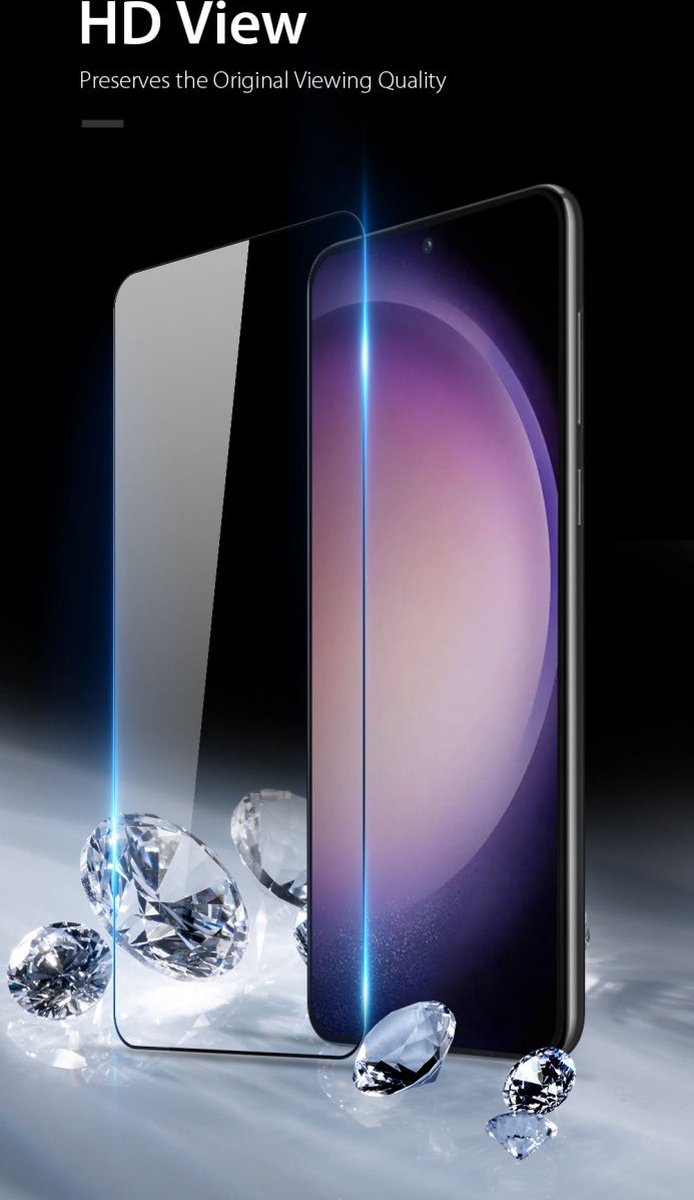 Dux Ducis Screen Protector Geschikt voor Samsung Galaxy S23 Plus 9H Tempered Glass