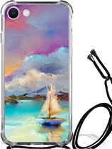 GSM Hoesje iPhone SE 2022 | 2020 | 8 | 7 Anti Shock Case met transparante rand Boot