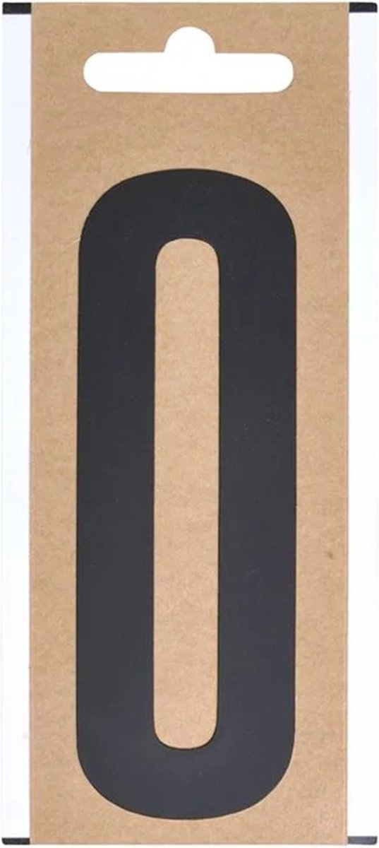ProPlus Cijfer Etiket / Sticker "0" - Hoogte 10 cm