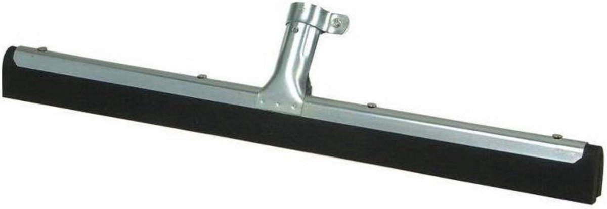 Goedkoopste MM Eurotool Vloertrekker - Metaal met zwart rubber - 35 cm - Geschikt voor oneffen vloeren