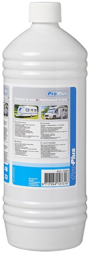ProPlus Reinig & Wax - Caravan en Camper Shampoo - Glanzend - Krachtige Reiniging - 1 Liter