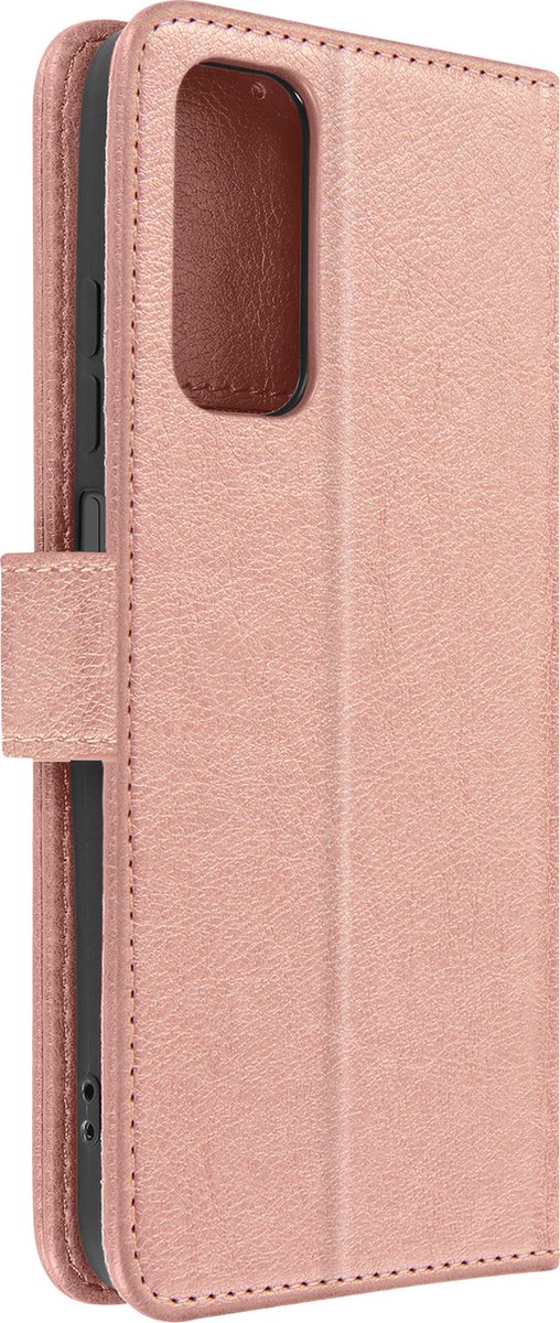 Avizar Chesterfield-serie hoesje voor Redmi Note 11S met standaardfunctie, Roségoud