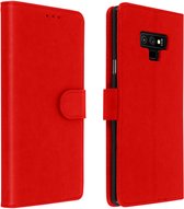 Geschikt voor Samsung Galaxy Note 9 Etui Integrale hoes Kaarthouder Standfunctie Rood
