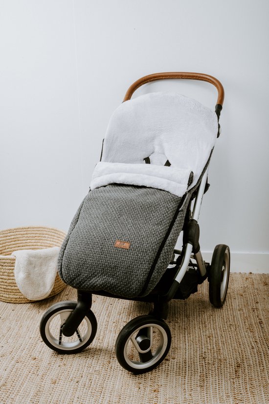 Baby's Only Voetenzak buggy - Buggyzak Robust - Classic Roze - Geschikt voor 3-puntsgordel van Merkloos — afbeelding 4