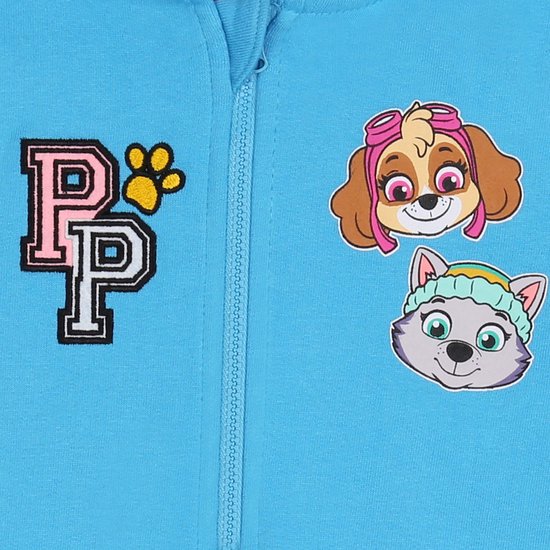 Paw Patrol jumpsuit voor jongens - overall kinderen pyjama pyjama lange mouwen blauw, blauw, 98-104