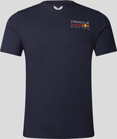 Red Bull Racing Logo Shirt Gekleurd Blauw 2023 XXXL - Max Verstappen - Sergio Perez - Oracle