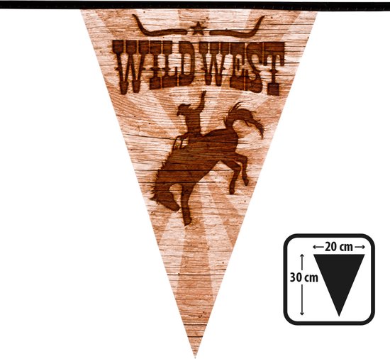 Vlaggenlijn ‘Wild West’ (6 m)