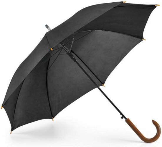 Benson Paraplu Vouwbaar Zwart 100 cm / 8 Banen