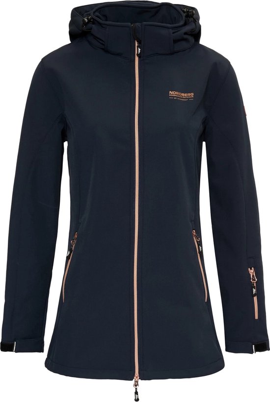 Nordberg Irene Dames Softshell Ls03001-ny - Kleur Blauw - Maat XXL