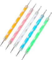 Knaak Dotting Tools Set - 5 pièces - Multicolore - Drip pen - Nail Art