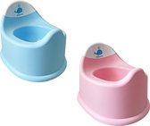 Combiset Roze & Blauw - WC Potje Peuter - Potje Peuter - Plaspotje - Toilettrainer