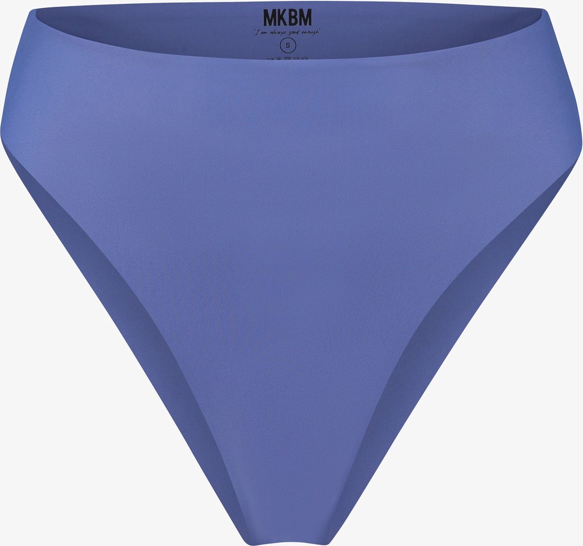 MKBM High Waist Bikinibroekje Blauw - Maat: XS