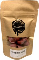 Fonderies - Cire Parfumée Eco & Traditionnelle - Strawberry & Rhubarbe - Sachet Kraft - Strong