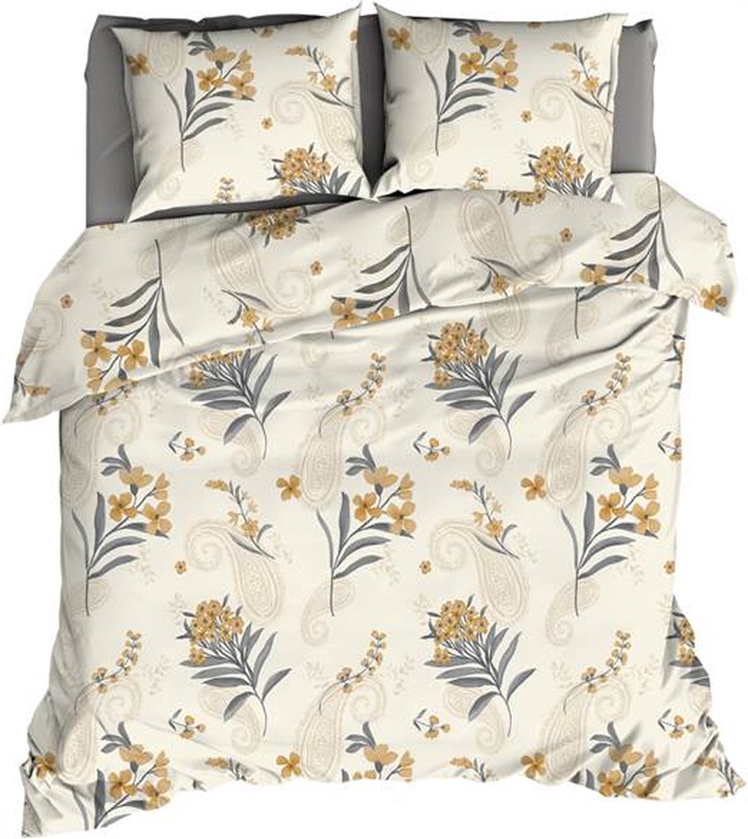 Satin d'Or Rodarte Dekbedovertrek - Extra breed - 260x200/220 cm - Offwhite