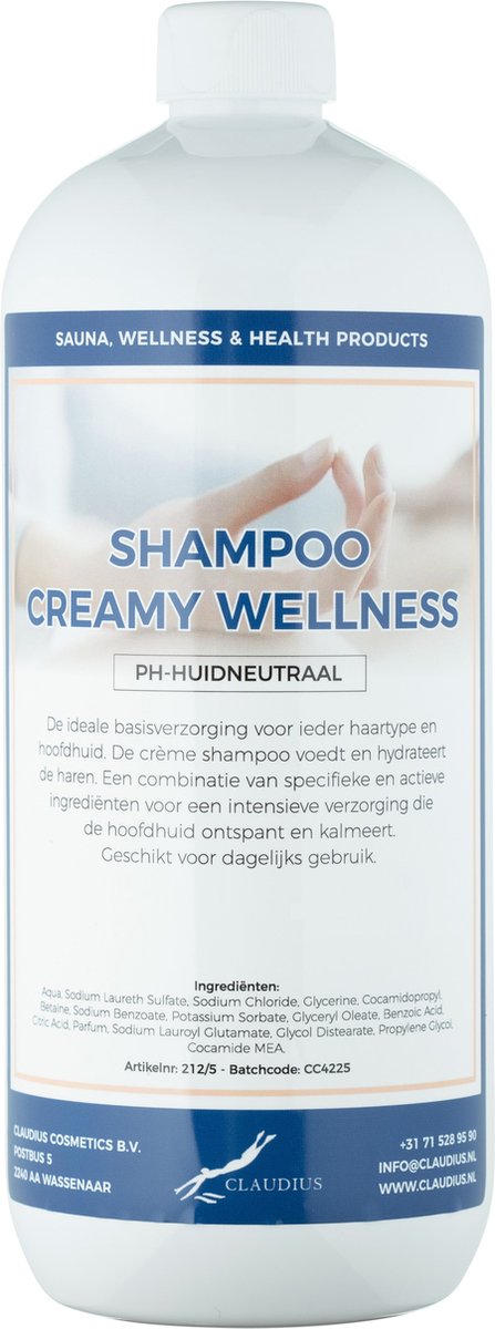 Shampoo Creamy Wellness - 1 Liter