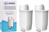 AllSpares Waterfilter (2x) geschikt voor o.a. Philips / Saeco koffiemachines vervangingsfilter voor BRITA Intenza+ en Philips / Saeco CA6702