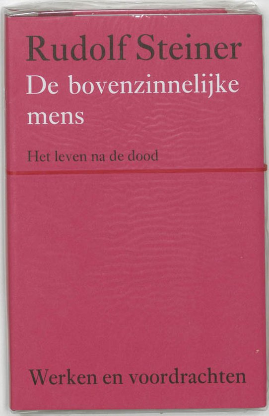 Cover van het boek 'De bovenzinnelijke mens' van Rudolf Steiner