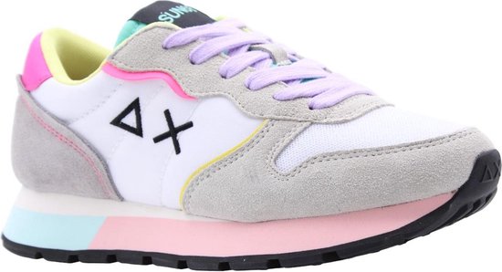 Sun68 Ally Color Explosion dames sneaker - Wit multi - Maat 37