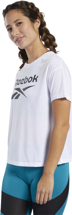 Reebok Wor Sup Bl Tee T-shirt Vrouw Witte 2XS