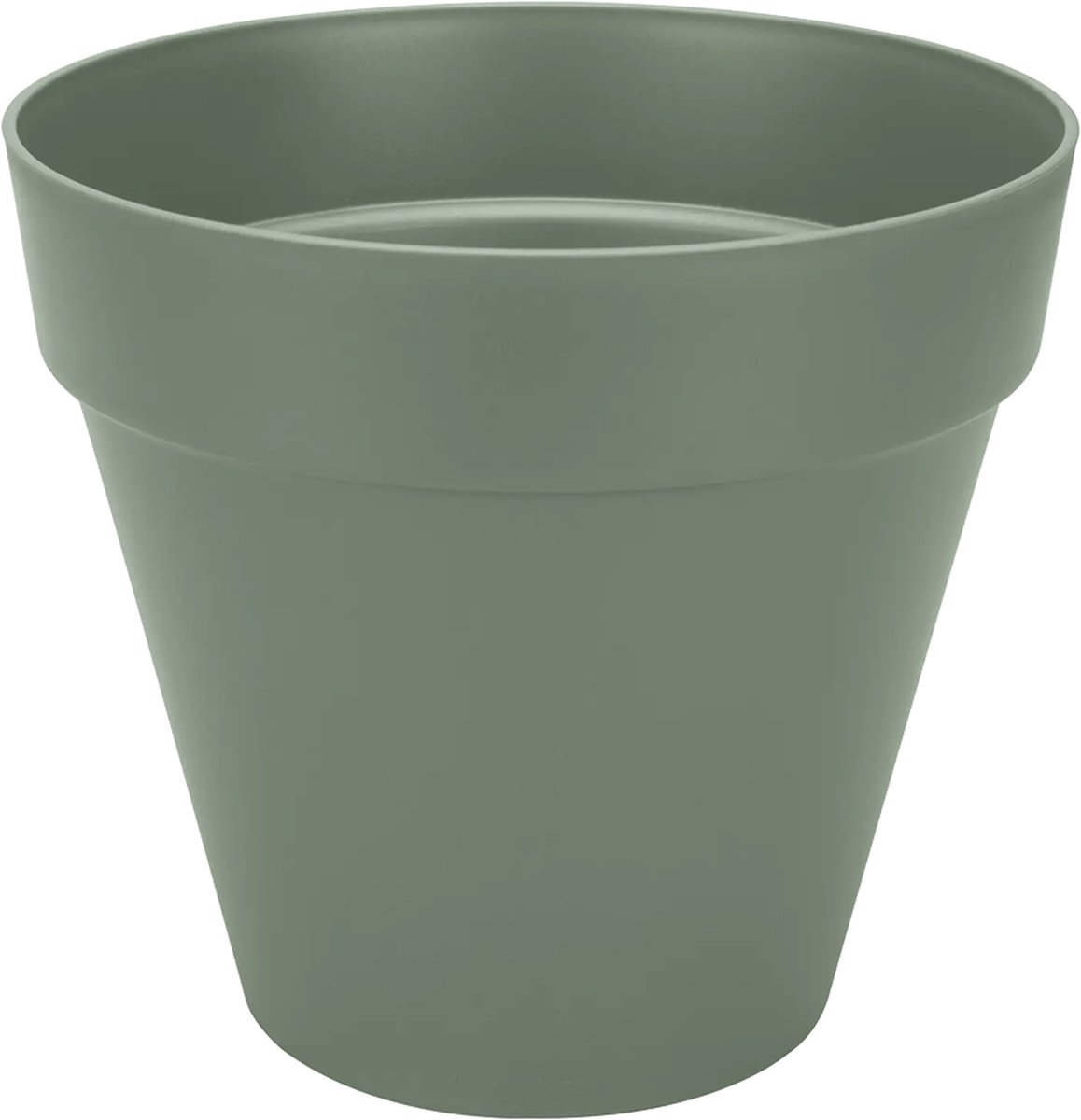 Vaso Elho Loft Urban Round 25 Per Esterno – 24,5 Cm, Giallo/ocra, Con Serbatoio Acqua