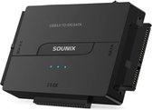 Sounix USB 3.0 naar 2.5&3.5 inch SATA III&IDE - harde schijf adapter met ondersteuning 12V 2A externe voedingsadapter tot 4TB
