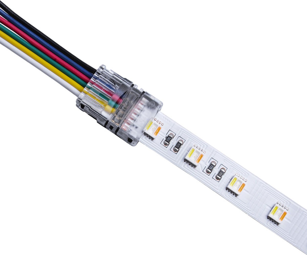 LCB - LED Strip RGB+CCT - 6-PIN klik connector - IP20 - Doorverbinder