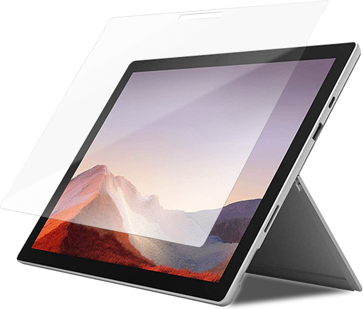 Gehard Glas Geschikt voor Microsoft Surface Pro 7 12.3 9H Anti-vlekken transparant