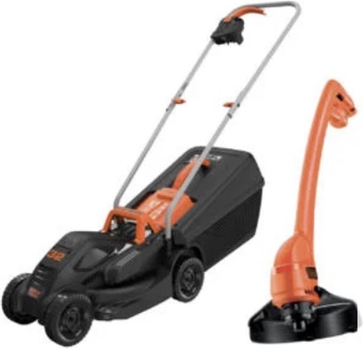 Black & Decker Grasmaaier, Grastrimmer Elektrisch Set Incl. grastrimmer 1000 W/250 W Snijbreedte max. 32 cm
