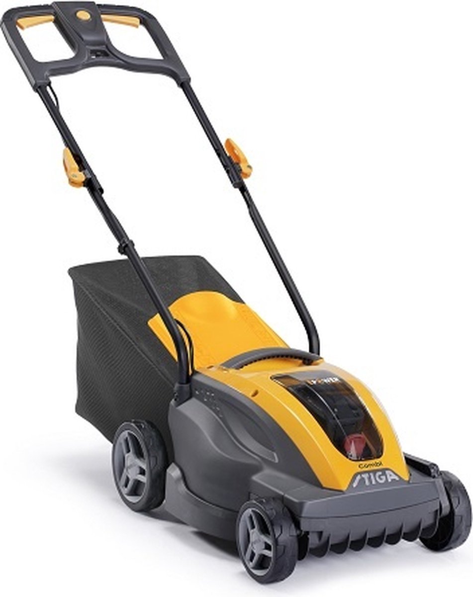 STIGA COMBI 336e Grasmaaier Accu Instelbare maaihoogte, Incl. accu, Incl. oplader 48 V Snijbreedte max. 34 cm Geschikt