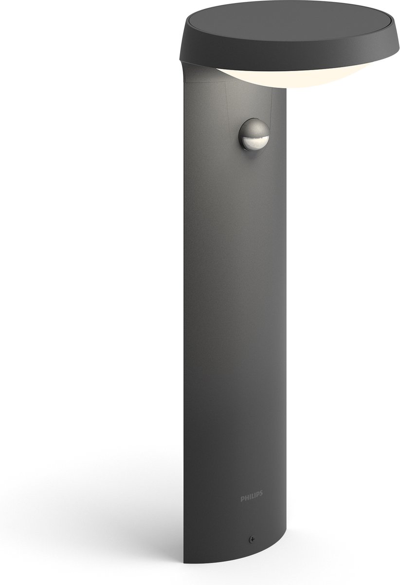 Philips LED Philips Tyla sokkellamp antraciet met sensor 9 W