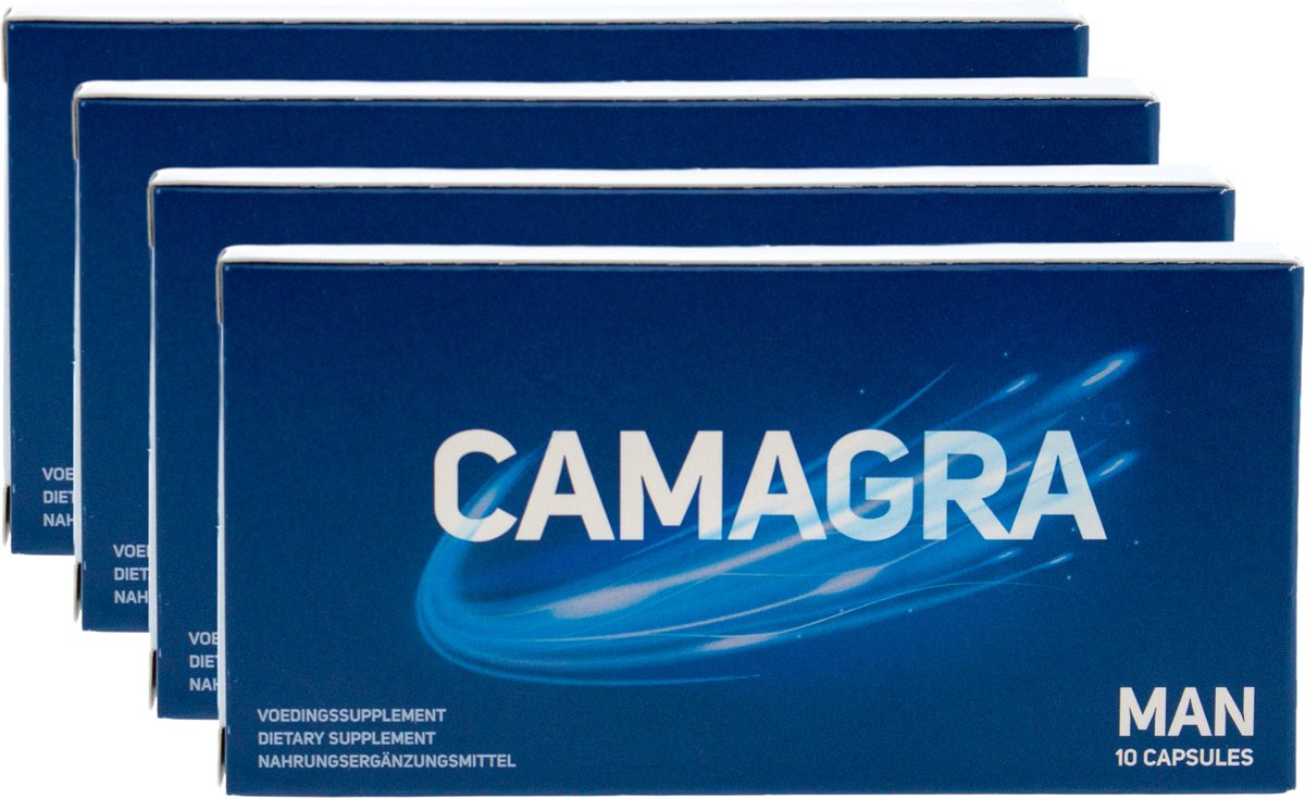 Camagra Man 40 caps - Vernieuwde Formule - Natuurlijke Erectiepillen voor Mannen - Sterk Alternatief voor Viagra & Kamagra - Krachtige Forte Erectiepillen