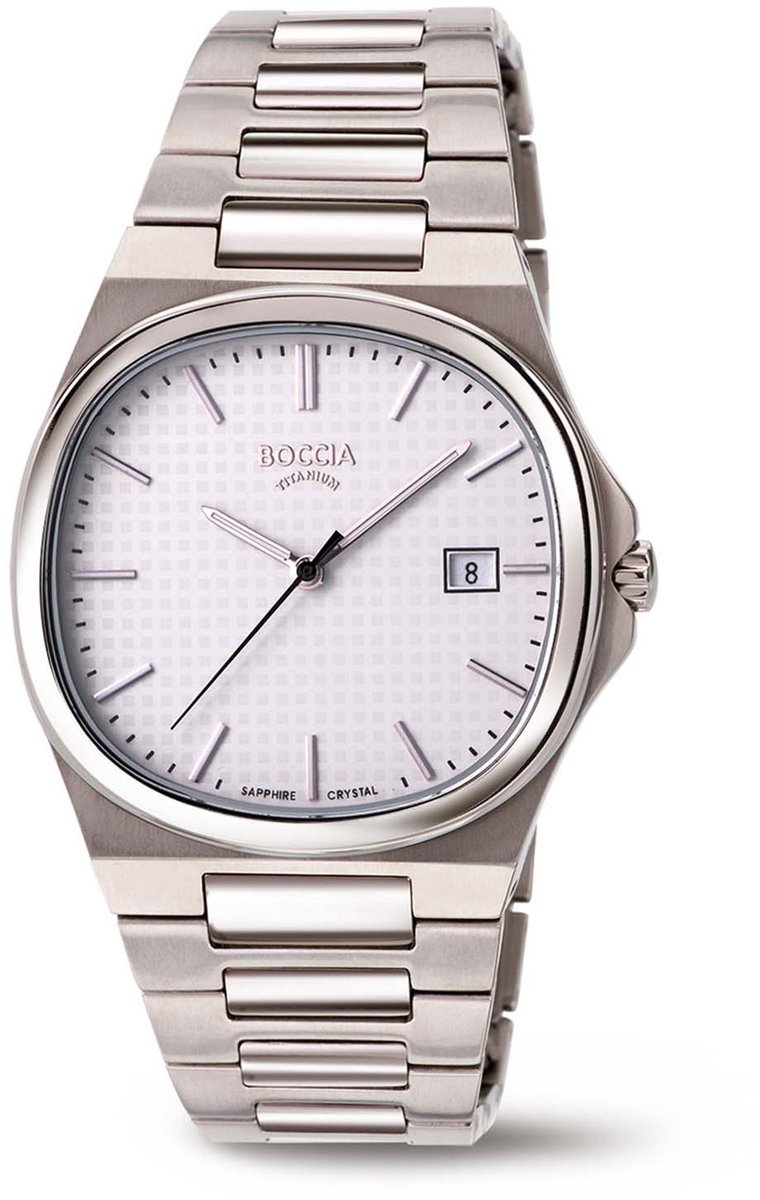 Boccia Titanium 3657-01 Heren Horloge