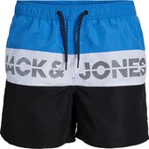 Jack & Jones Junior Zwemshorts Jongens COLORBLOCK Super Sonic - Maat 140 - Zwembroek