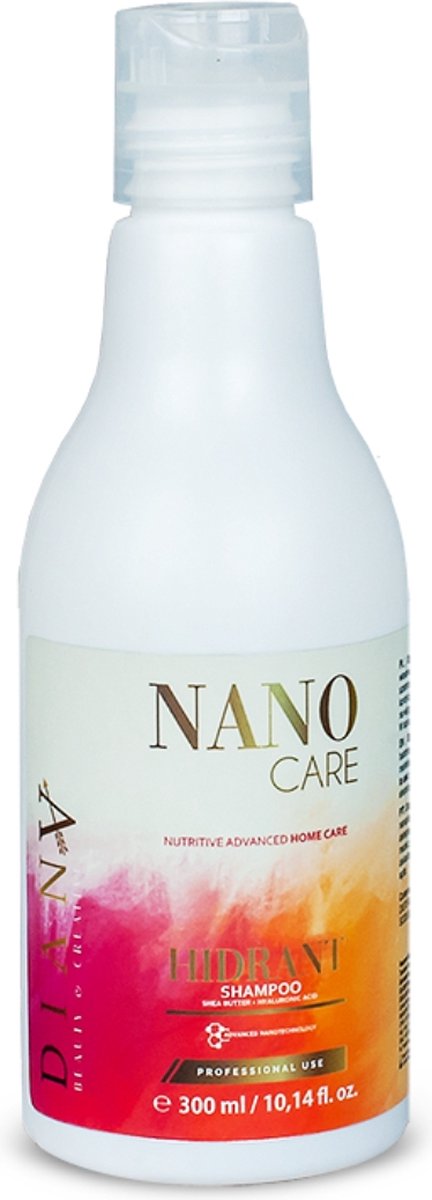 NanoCare nanoplastia Gold shampoo 300 ml zonder parabenen, sulfaten en siliconen voor Optimale Hydratatie en Anti-Frizz , keratine shampoo