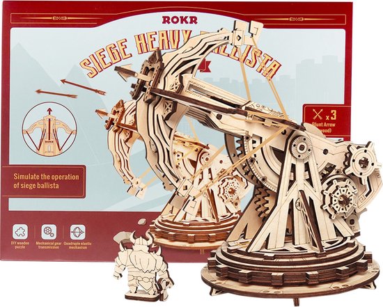 UGEARS militaire vrachtwagen 3D-puzzel - houten modelset voor volwassenen om te bouwen - mechanische modelwagen autobouwset - 3D-puzzel houten off-road auto - doe-het-zelf hersenkraker puzzel