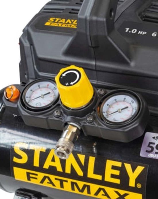 Stanley Fatmax Silent Compressor DST 101/8/6 - Sans huile